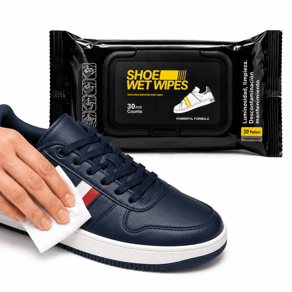 Toallitas Húmedas Agua Limpia Zapatillas Sneakers X30
