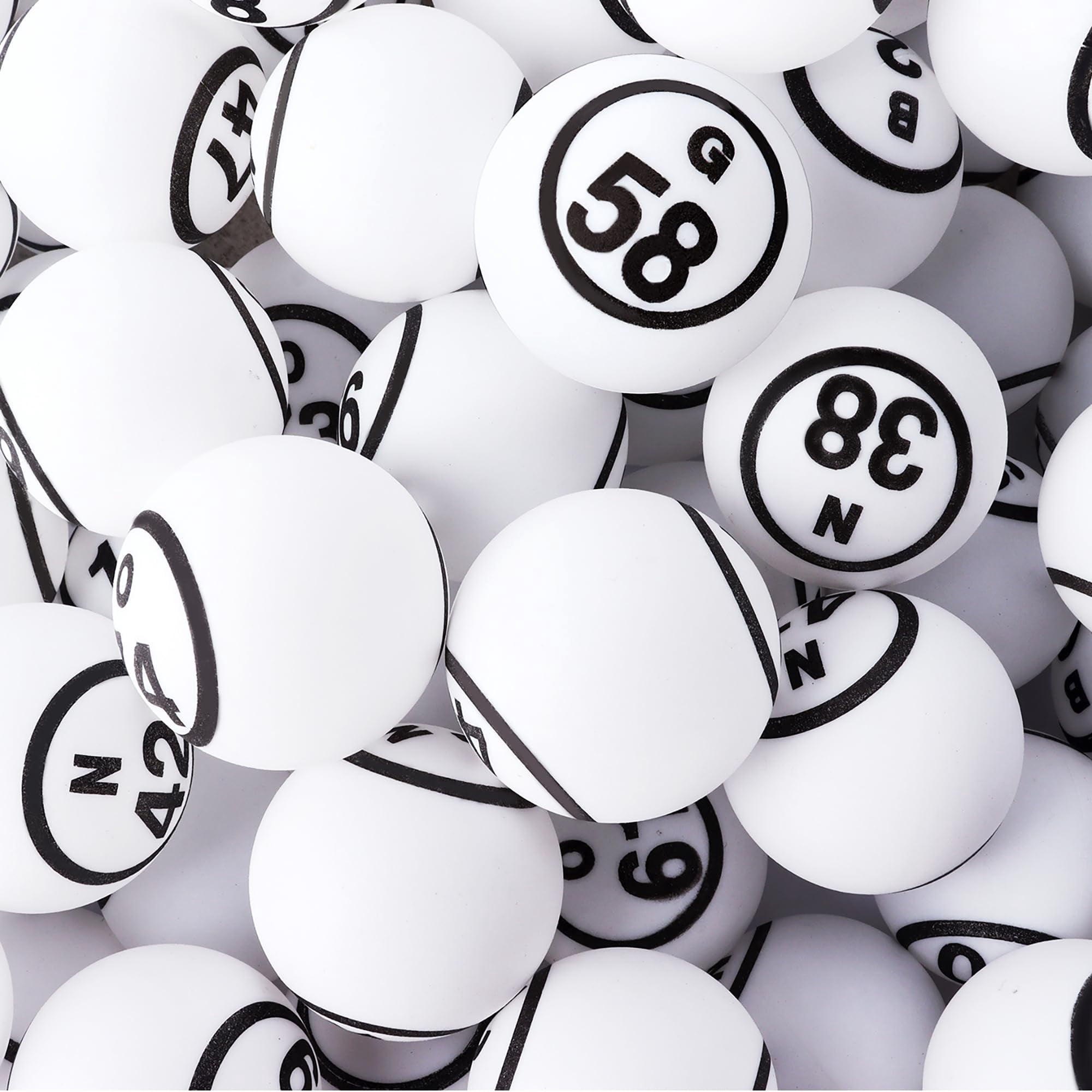 Bolas De Bingo Gse Games & Sports Expert 1.5 De Polipropileno Blanco