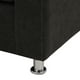 thumbnail image 3 of Sofá George 2 Cuerpos Cuero Auris Negro, 3 of 6