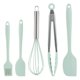 thumbnail image 3 of 5x Utensilios De Cocina De Utensilios De Cocina De Silicona Para Utensilios De Cocina Resistentes Al Calor Verde, 3 of 5