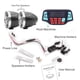 thumbnail image 5 of Altavoz Bluetooth XYC 3 resistente a la intemperie para motocicleta, negro y plateado, 5 of 7