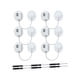 thumbnail image 1 of 6 Piezas Cerradura De Refrigerador Cerraduras De Gabinete Combinadas Para Puertas De Ventana De Inodoro Blanco, 1 of 5
