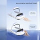 thumbnail image 5 of Compatible con Meta Quest 3S VR Head Strap - 8000mAh Extended Playtime Battery, Comfort Headband Replacement ajustable para VR Gaming Accesorios-Blanco, 5 of 6