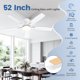 thumbnail image 2 of Ventilador de techo FancyMay 2188 de 52 pulgadas, motor DC, 3 CCT y control por app, 2 of 3