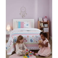 Mylhogar - Cubrecama Quilt Sherpa Otoño Invierno Plaza Y Media