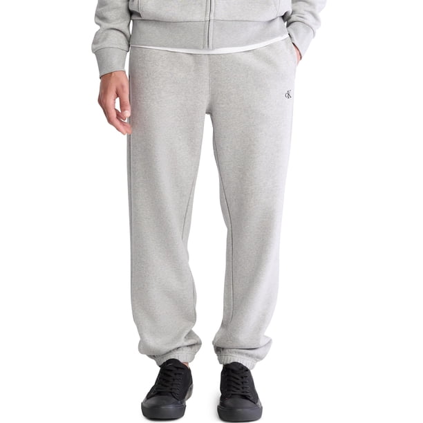 Pantalones deportivos de forro polar con logotipo de monograma de Calvin Klein para hombre