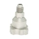 thumbnail image 1 of Adaptador de Vaso para Spray Conector de Aluminio Herramienta para Pintura Accesorio para Aerógrafo Conversión Fácil Adecuado para Automóviles Barcos Plata 11mm 14 Hilos, 1 of 5