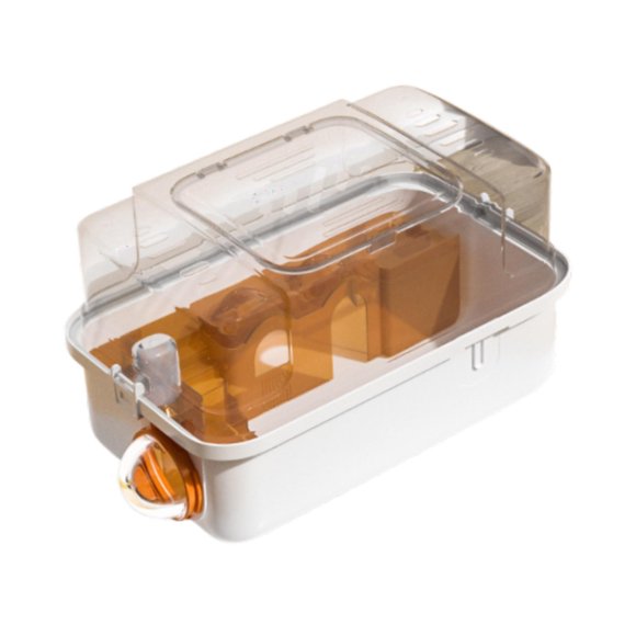 Guinea Pig Travel Hamster Carrier Jaula Para Gerbil Sugar Glider Hámster Enano Estilo B Naranja