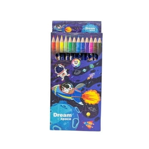 Gdchile - Lapices Set Azul 12 Colores Astronautas