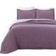 thumbnail image 1 of Cubrecama algodón borado morado 2 plazas, 1 of 2