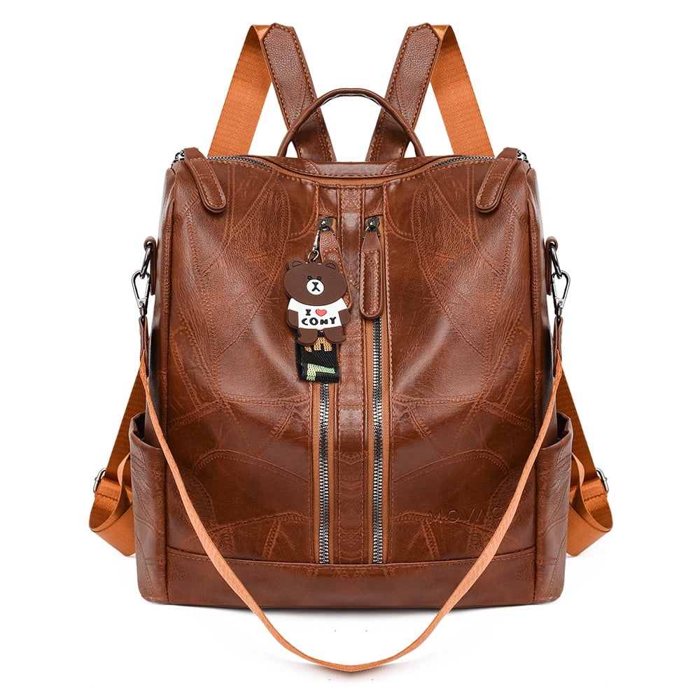 Movac - Mochila Bolso Para Mujer De Material Cuero Pu Impermeable