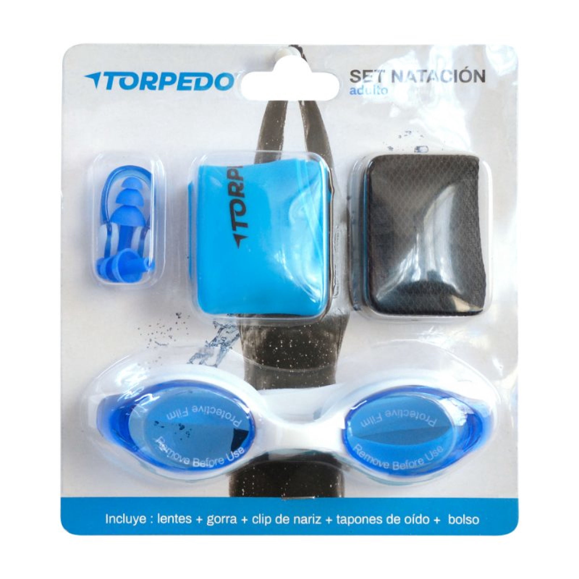 Set Natacion Adulto Colores Surtido 1 un