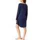 thumbnail image 3 of INSPIRE CHIC Pijamas para Mujer Cuello Redondo Manga Larga Ropa de Dormir Vestido de Descanso Suave S Púrpura, 3 of 6