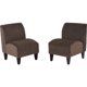 thumbnail image 5 of Living Lua Sofa 3 Cuerpos + 2 Poltronas Felpa Chocolate, 5 of 6