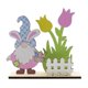 thumbnail image 3 of Pascua Primavera Adorno De Madera Escritorio Mesa Estatuilla Juguetes Gnomo Valla, 3 of 5