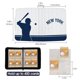 thumbnail image 3 of Carpeta para tarjetas de béisbol KivolFun de 400 bolsillos, blanca, New York, 3 of 6