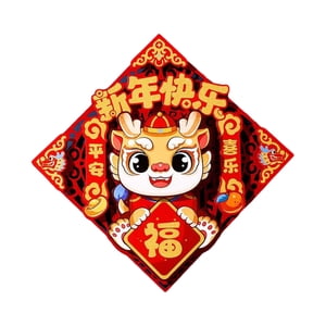 Magideal - Pegatinas De Año Nuevo Para Puertas, Pegatinas De Ventana De Año Nuevo, Dragón, Año Nuevo Chino, Decoración Para Celebraciones, Entrada, Festivales De Estilo B