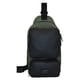 thumbnail image 2 of Mochila Crossbody Judo Reverse Negro Verde Head, 2 of 5