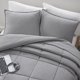 thumbnail image 5 of Juego de edredón UGG Leonora Full/Queen de 3 piezas, ropa de cama gris, 5 of 8