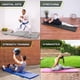 thumbnail image 5 of Colchoneta de ejercicio ProSourceFit, plegable en tres pliegues, 6 x 2 pies, gris, 5 of 5