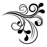 Rienda Libre Graphics - Decomural Swirl Pattern Corner Ws-18197