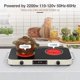 thumbnail image 2 of Cocina eléctrica de 2 quemadores ANHANE 2200W 110V con control de perilla, 2 of 7