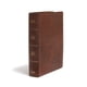 thumbnail image 2 of Biblia de estudio Holman KJV a todo color, cubierta de cuero marrón, 2 of 7