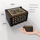 thumbnail image 2 of 1pcs Music Box Gift You Are My Sunshine Music Box, Vintage Hand Crank Wood Engraved Small Personalized Black Musical Box Gift Kids Present Birthday/Christmas/Valentines Day/Mother's Day/Father's Day, 2 of 2