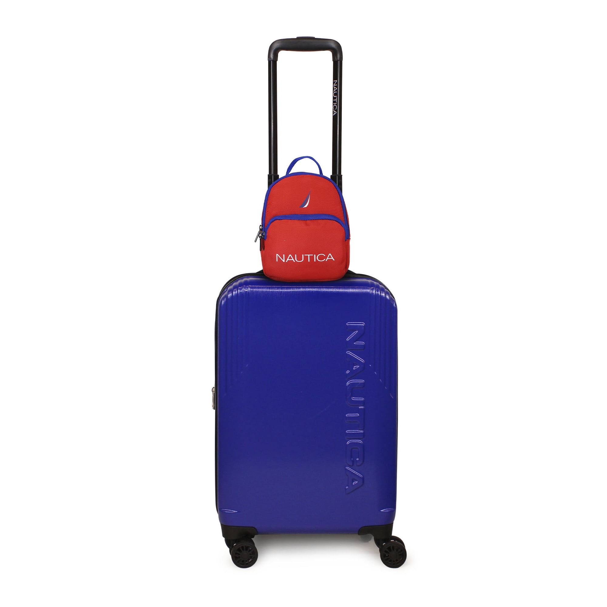 Nautica - Pack Maleta Cabina S (10 Kg) Hope Royal Blue + Mini Mochila Parvus Rojo