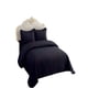 thumbnail image 2 of Quilt Cubrecama De Verano King Con Pompon Color Negro, 2 of 4