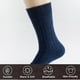 thumbnail image 3 of Calcetines de doble aguja con giro para hombre, calcetines extra grandes de línea paralela, forrados, gruesos y cálidos, de lana de conejo, calcetines casuales de tubo medio., 3 of 5