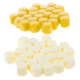 thumbnail image 3 of 50 Piezas De Dados En Blanco Opacos D6 Para Juegos De Fiesta D&D RPG Amarillo + Beige, 3 of 3