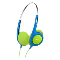 Philips - Audifonos Overear Jack 3.5 Niños Azul Verde Shk1030