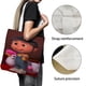 thumbnail image 3 of Agnes de Mi Villano Favorito Bolso de tela con estampado de lienzo para mujer, bolsa de compras reutilizable y estética, con cremallera interior, regalo para mujer, 35 × 40 cm., 3 of 6