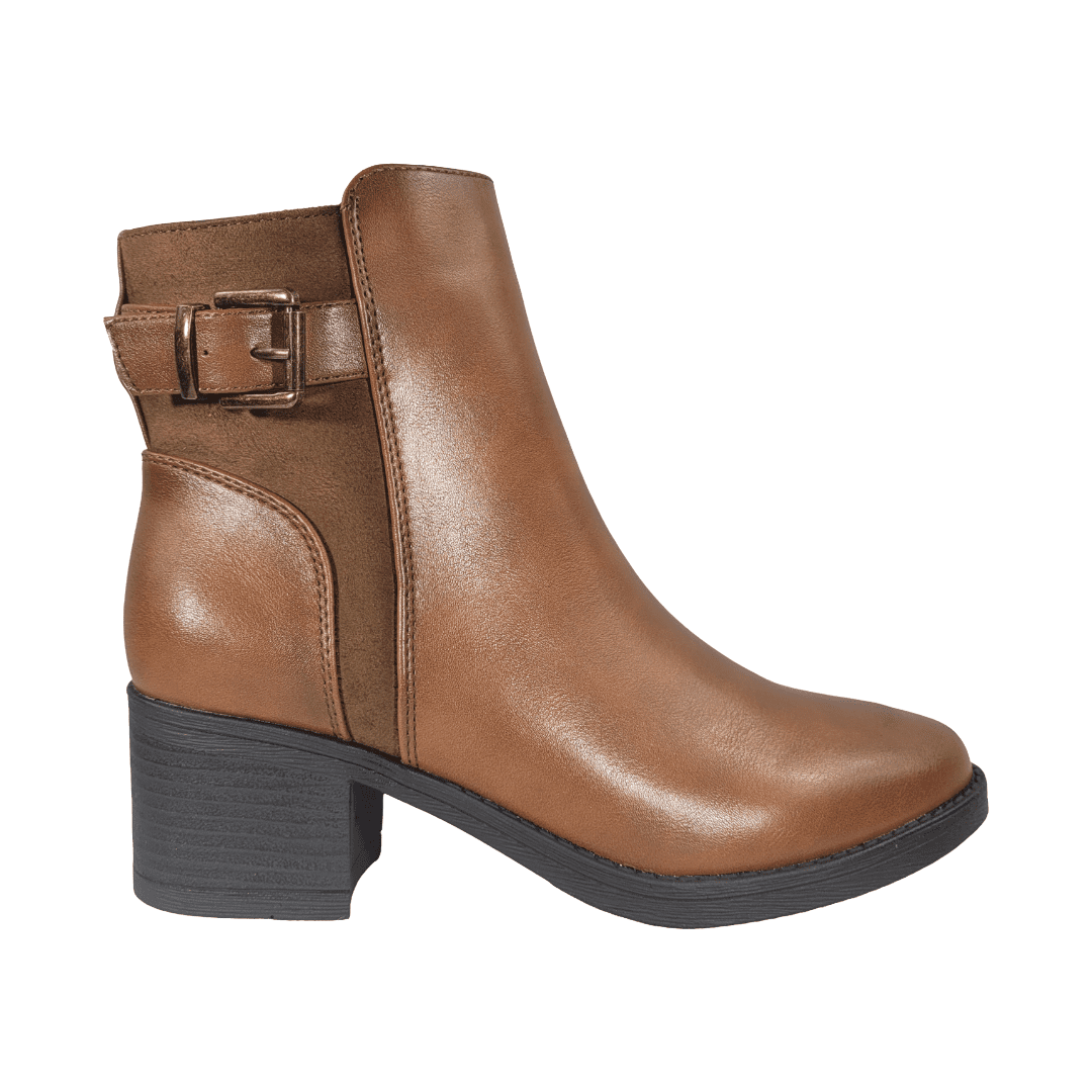 Botines New Walk Café Mujer | Kwla762512-40 - Talla 39 Cl / 25 Cm