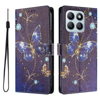 Foxdock Funda Tipo Cartera Para Honor X8B Con Soporte Y Correa – Diseño De Patrones Lindos