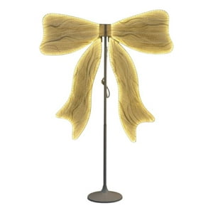 Genérico - Lámpara Pie Decorativa Lazo Monumental Luminoso Led Jhn