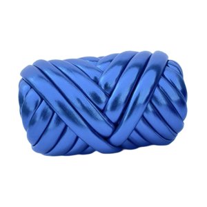Bothyi - Hilo Grueso De 15 M De Largo, Tejido A Mano, 500 G, Para Cestas, Mantas, Macramé, Color Azul