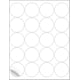 thumbnail image 1 of Etiquetas adhesivas blancas redondas NextDayLabels de 2" para láser/inyección de tinta - para impresión sin sangrado - 20 por página | 500 etiquetas, 1 of 7