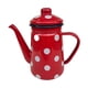 thumbnail image 1 of Hervidor de café esmaltado de 1L, calentador de agua multiusos, jarra de jugo, boquilla estrecha, jarra para agua fría para té, restaurante, fiesta al, 1 of 5
