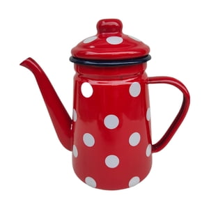 Magideal - Hervidor De Café Esmaltado De 1L, Calentador De Agua Multiusos, Jarra De Jugo, Boquilla Estrecha, Jarra Para Agua Fría Para Té, Restaurante, Fiesta Al