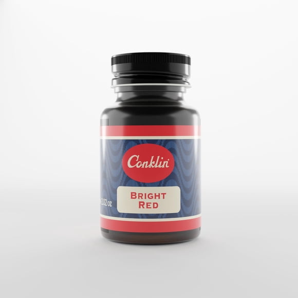 Tinta Conklin Rojo Brillante – Botella de 60 ml