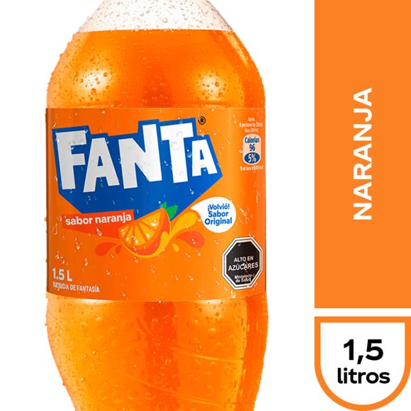 Bebida Naranja Original Botella, 1,5 L