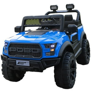 Abmtoys - Auto A Batería 12V 4X4 (5 Motores) Azul