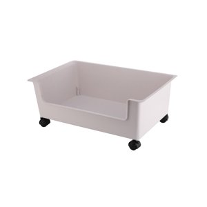 Magideal - Organizador De Almacenamiento De Ropa De Caja De Archivo, Organizador De Caja De Archivo Decorativo De Gran Tamaño, Contenedor De Almacenamiento, Para , Blanco L