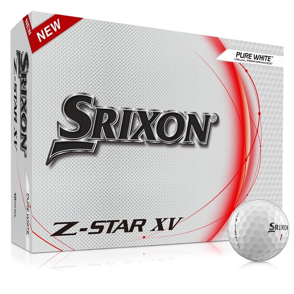 Pelotas de golf Srixon Z-Star XV 8 blancas para máxima distancia
