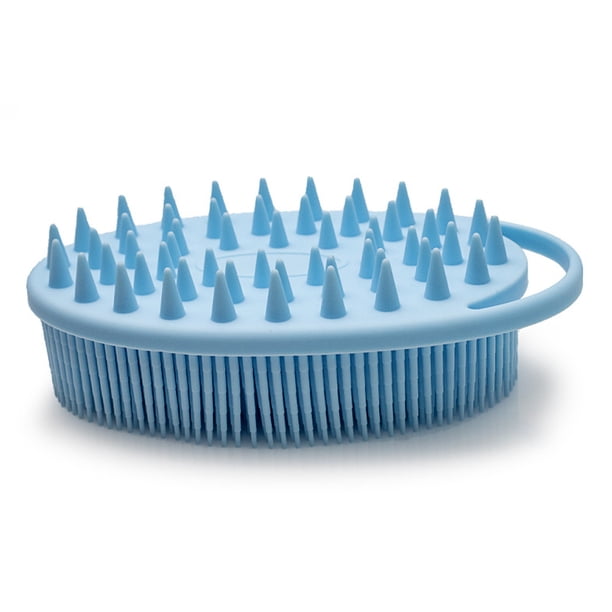 Cepillo de baño de silicona de doble cara Cepillo de baño de tacto suave Cepillo exfoliante limpio