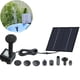 thumbnail image 1 of Fuente para baño de pájaros, kit de panel de bomba de agua con energía solar, bomba de agua sumergible para baño de pájaros, pecera, estanque pequeño, decoración de jardín., 1 of 8