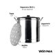 thumbnail image 3 of Olla de Cocina Vasconia 28 L Aluminio con Rejilla y Tapa, 3 of 9