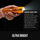 thumbnail image 3 of Linterna táctica LED GORILLA GRIP 2 unidades color oro con zoom, 3 of 9